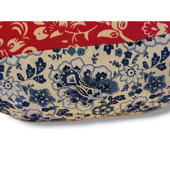 Mr. Fabric, Mandarin Duck, Floral Patchwork, Set Of 2, Rare, Stitch Work - Picture 4 of 16